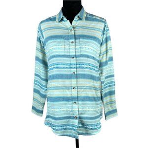 toad And co Cairn shirt In Deepwater Blue Size Xs Women’s New Recycled Cotton